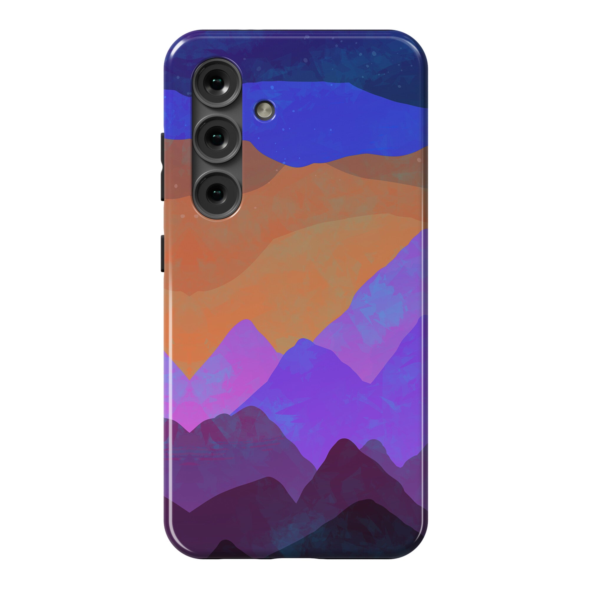 Abstract Mountain Sunset Phone Case